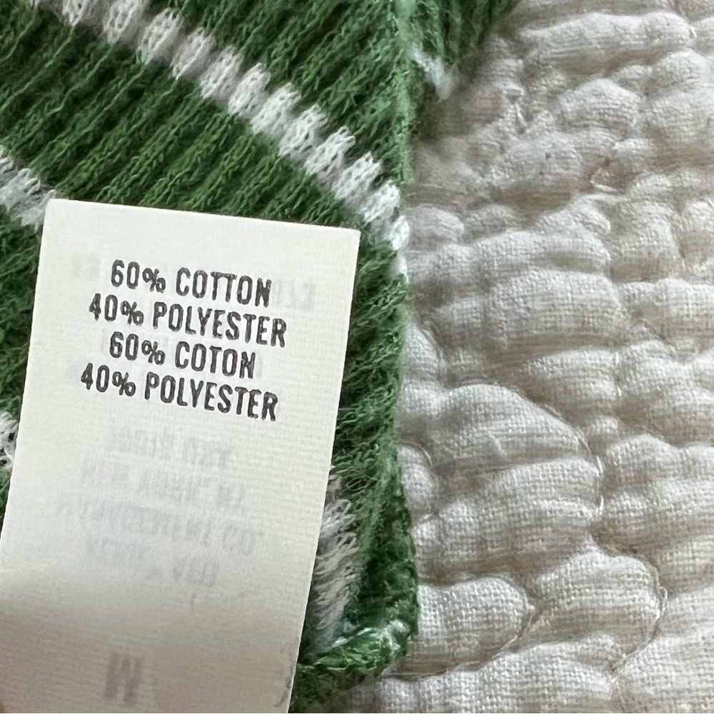 Aerie: Soft Stripped Waffle Thermal Women’s Size Medium - Picture 6 of 7
